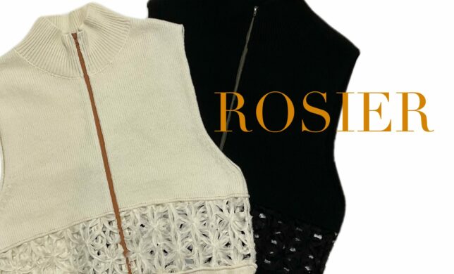 ROSIER ベスト🖤🩶🤍