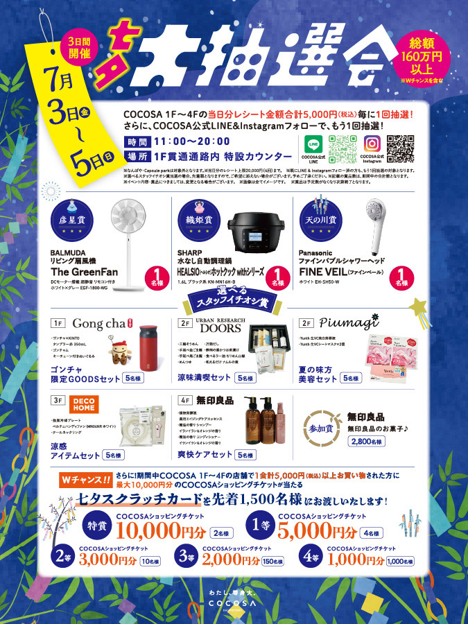 七夕抽選会
