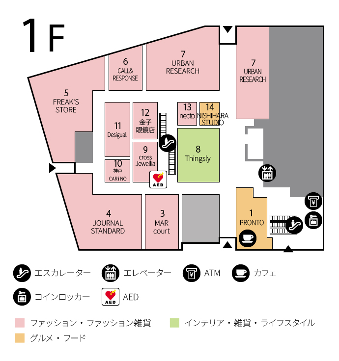 1Fマップ